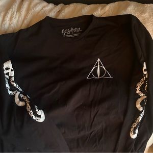 Harry Potter long sleeve black tshirt mark L